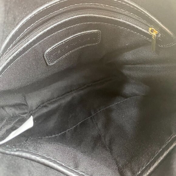 Steve Madden Black Leather,Crossbody Bag,Adjustable Strap,‎ Purse,Zipper - Picture 7 of 9